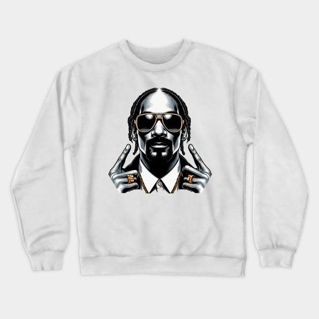 Snoop Dogg #2 Crewneck Sweatshirt by Review SJW Podcast